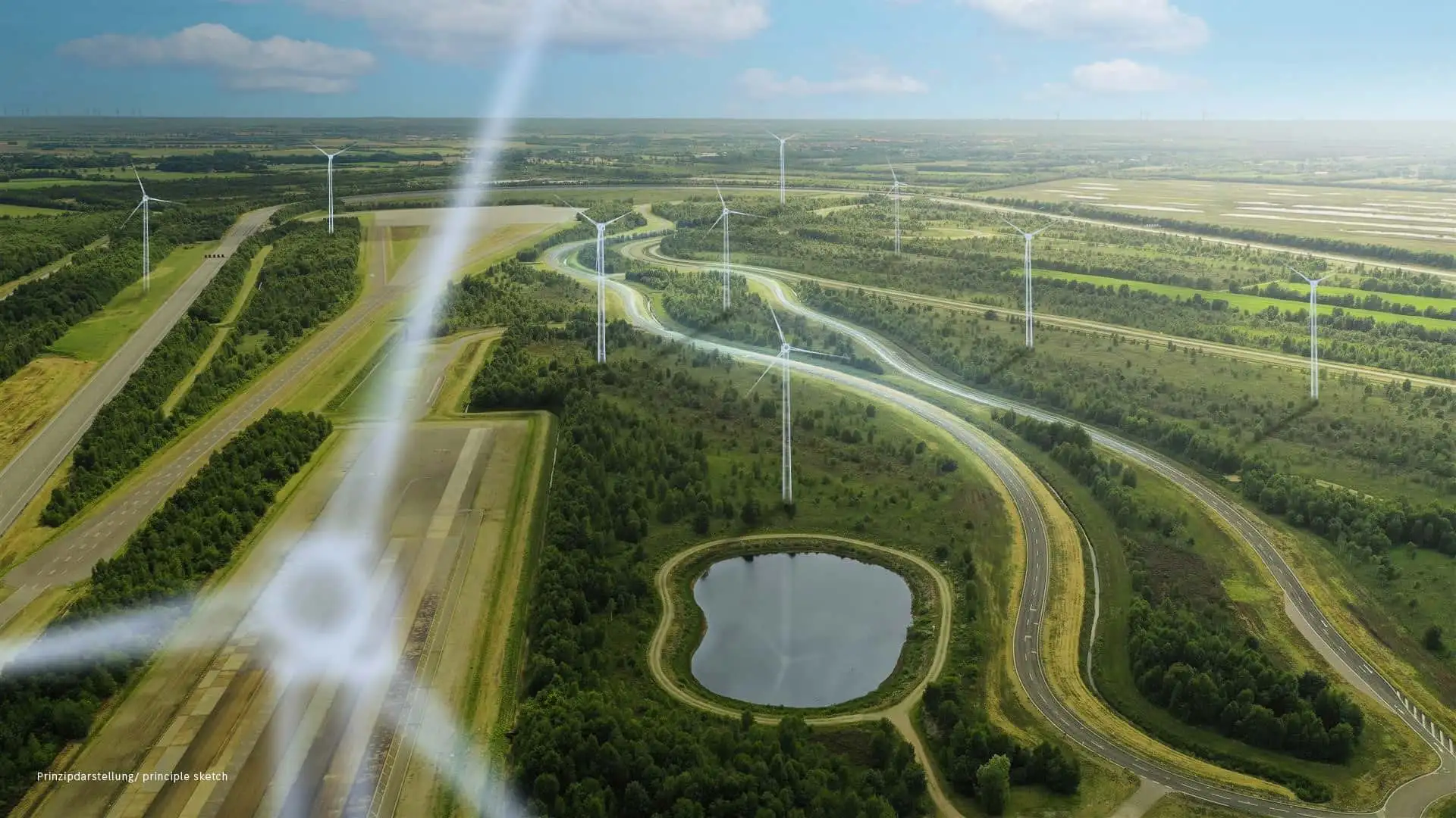 Il parco eolico Mercedes a Papenburg